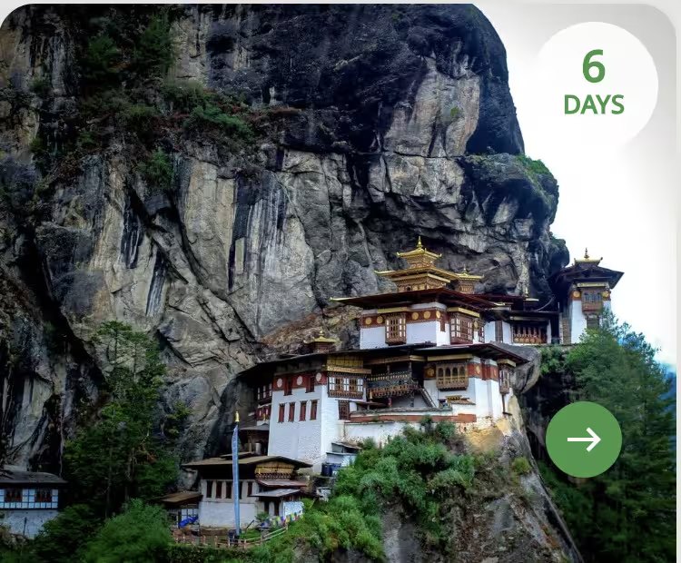 Tiger's Nest monastery in Bhutan